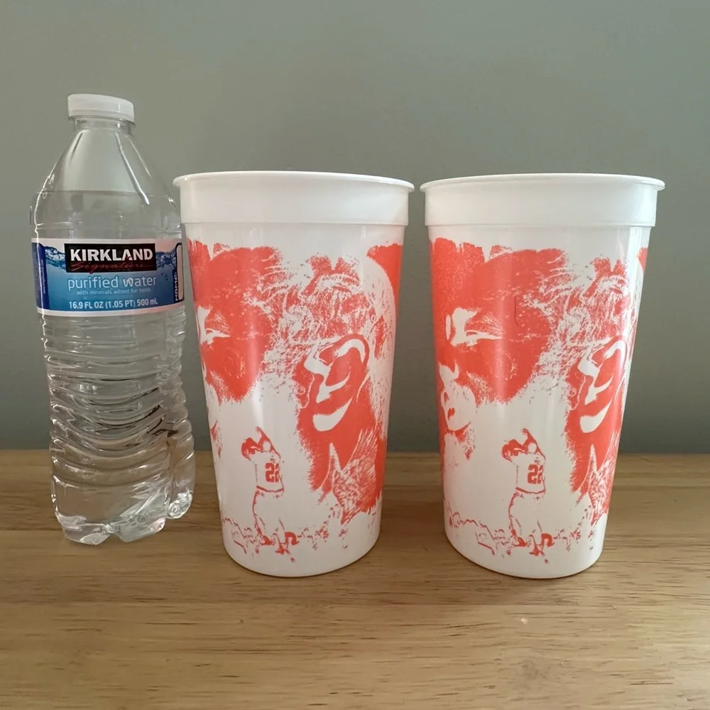 Lot of 2 2023‎ Raising Cane's Post Malone limited edition collector's 32 oz cups